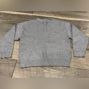Zara Heather Gray Knit Sweater Size 6-7
